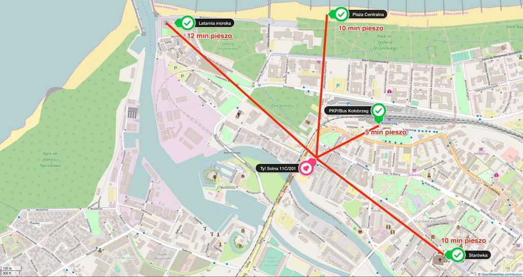 Apartamentyprzymorzu Solna 201 - W Centrum Blisko Morza كولوبرزيغ المظهر الخارجي الصورة
